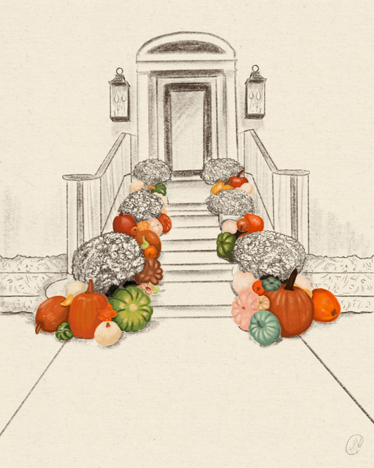 Fall Harvest Haul with Porch Design